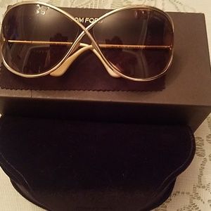 Tom Ford oversized soft square sunglasses